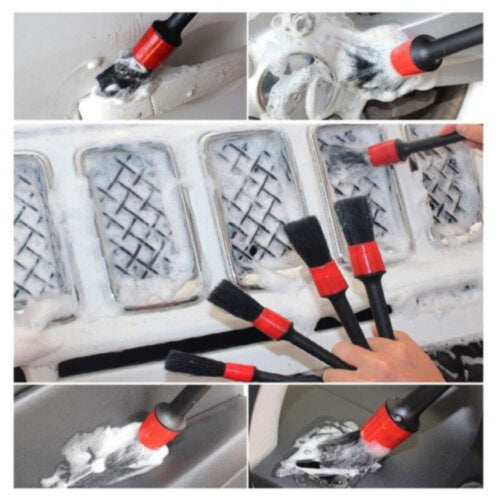 LuxNGo-26Pcs Car Detailing Brush Set Soft Brushes Interior Wheel Valet Pro Cleaning Kit
