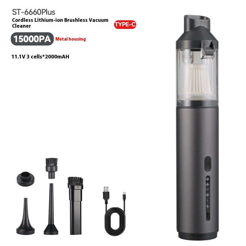 LuxNGo – Draadloze Auto Stofzuiger | Krachtige Mini Vacuum & Blower (Oplaadbaar)