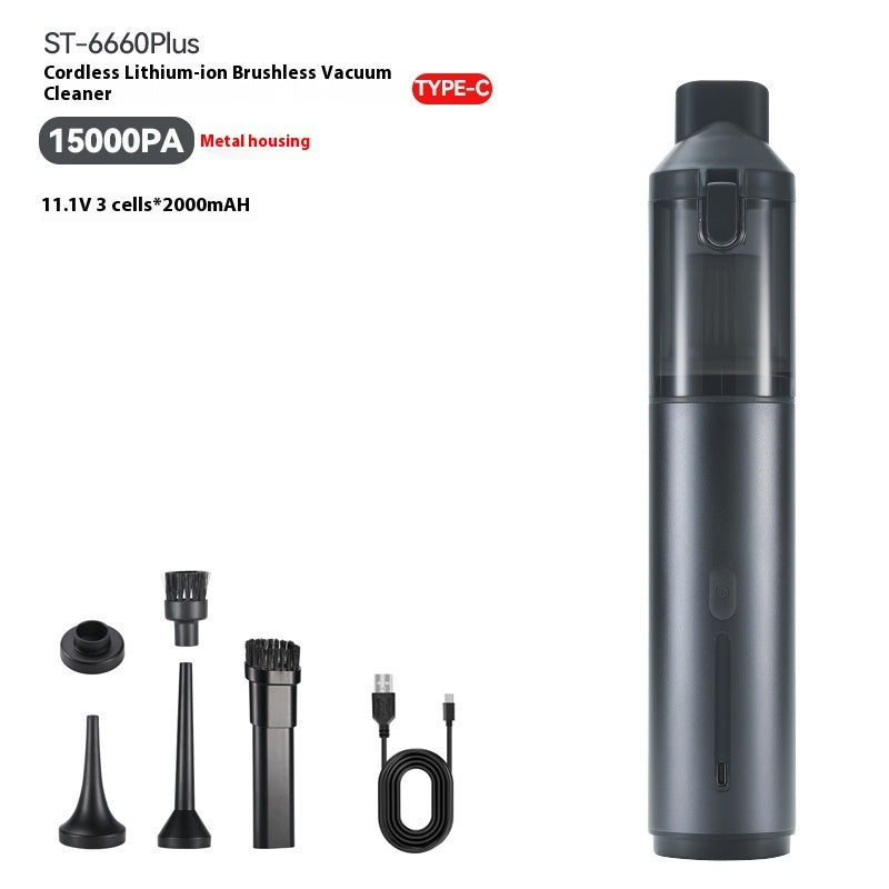LuxNGo – Draadloze Auto Stofzuiger | Krachtige Mini Vacuum & Blower (Oplaadbaar)